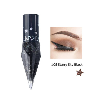 Eye Shadow Pearlescent Diamond Eye Shadow Liquid multicolor Sequins MakeUp Smooth Mini Fine Brush Eyeliner Shine And Head DIY