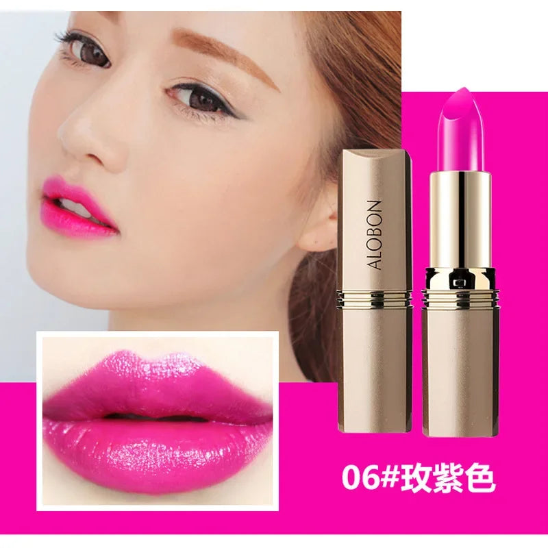 Pink Lipstick Waterproof Matte 24 Hours Long Lasting Non-Stick Cup Red Rose Lip Tint Velvet Cosmetic Women Make Up