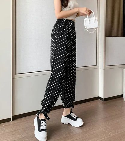 Women's Pants High Waist Outfits Quality New In Aesthetic Autumn Y2k Streetwear Harajuku All Medium Slacks Harem Female Trousers