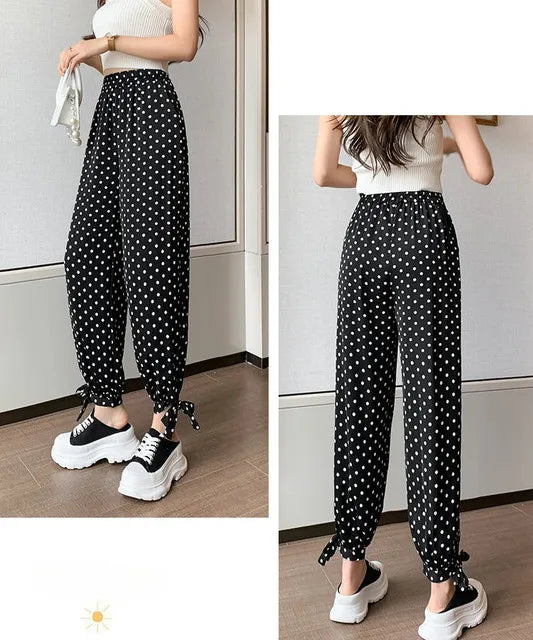 Women's Pants High Waist Outfits Quality New In Aesthetic Autumn Y2k Streetwear Harajuku All Medium Slacks Harem Female Trousers