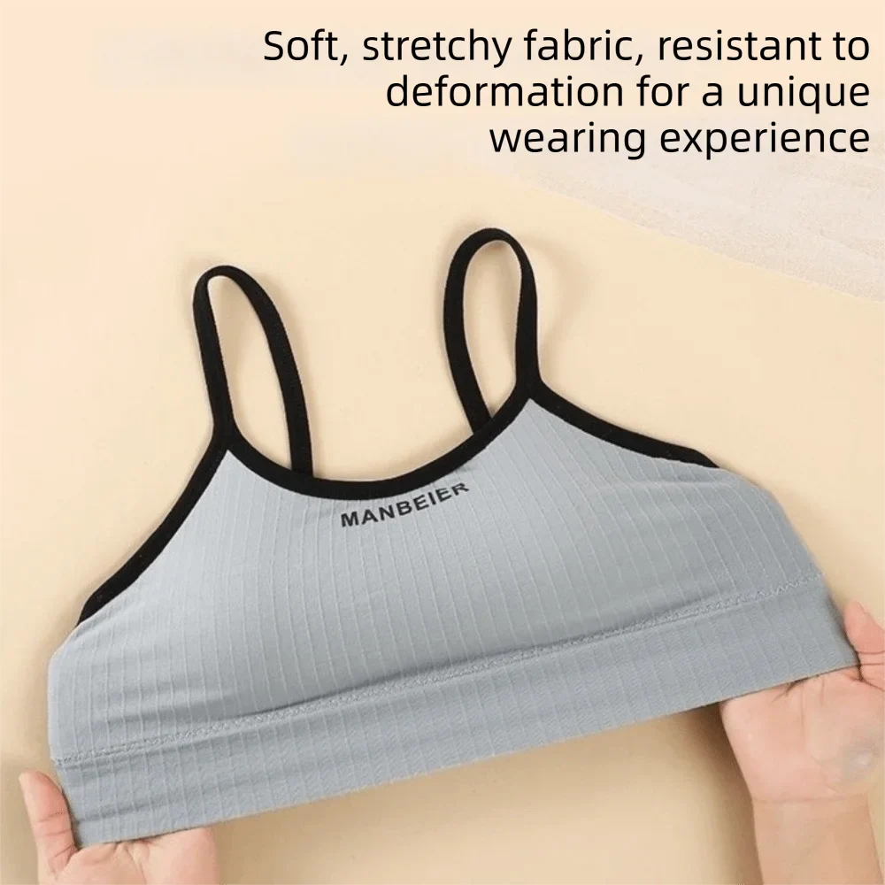 Comfortable Lingerie Wireless Bra Simple Elastic Brassiere for Women Underwear Seamless Bras Sport