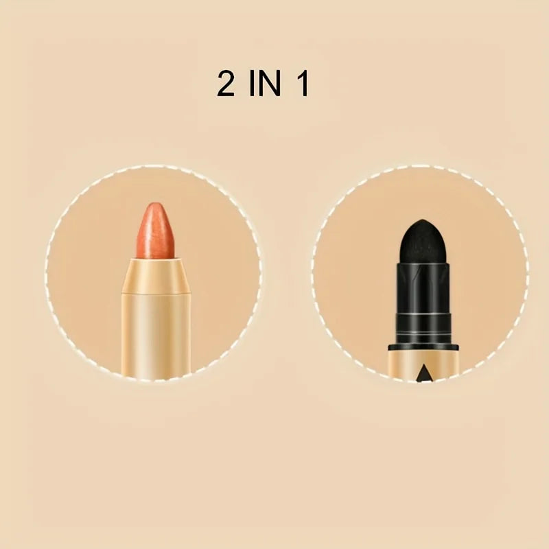 Pearly Eyeshadow Stick Pencil Waterproof Glitter Matte Eyeshadow Makeup High Pigmented Eyelid Under Crease Eyeshadow Pen