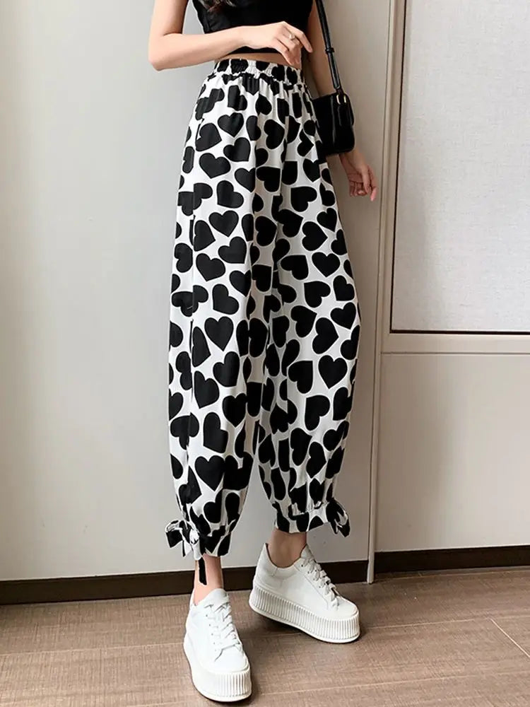 Women's Pants High Waist Outfits Quality New In Aesthetic Autumn Y2k Streetwear Harajuku All Medium Slacks Harem Female Trousers