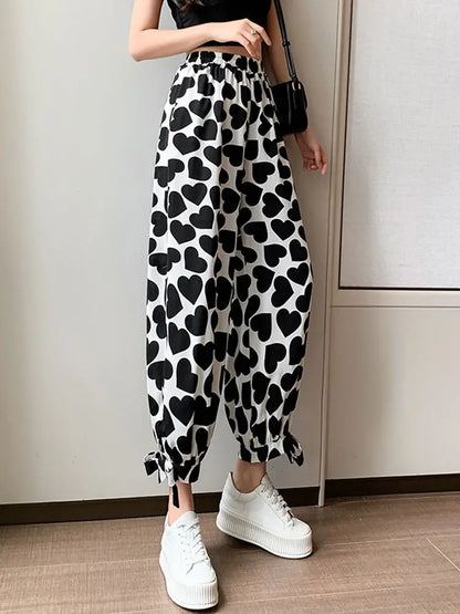 Women's Pants High Waist Outfits Quality New In Aesthetic Autumn Y2k Streetwear Harajuku All Medium Slacks Harem Female Trousers