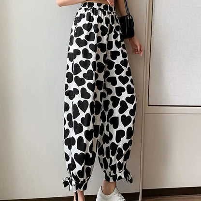 Women's Pants High Waist Outfits Quality New In Aesthetic Autumn Y2k Streetwear Harajuku All Medium Slacks Harem Female Trousers