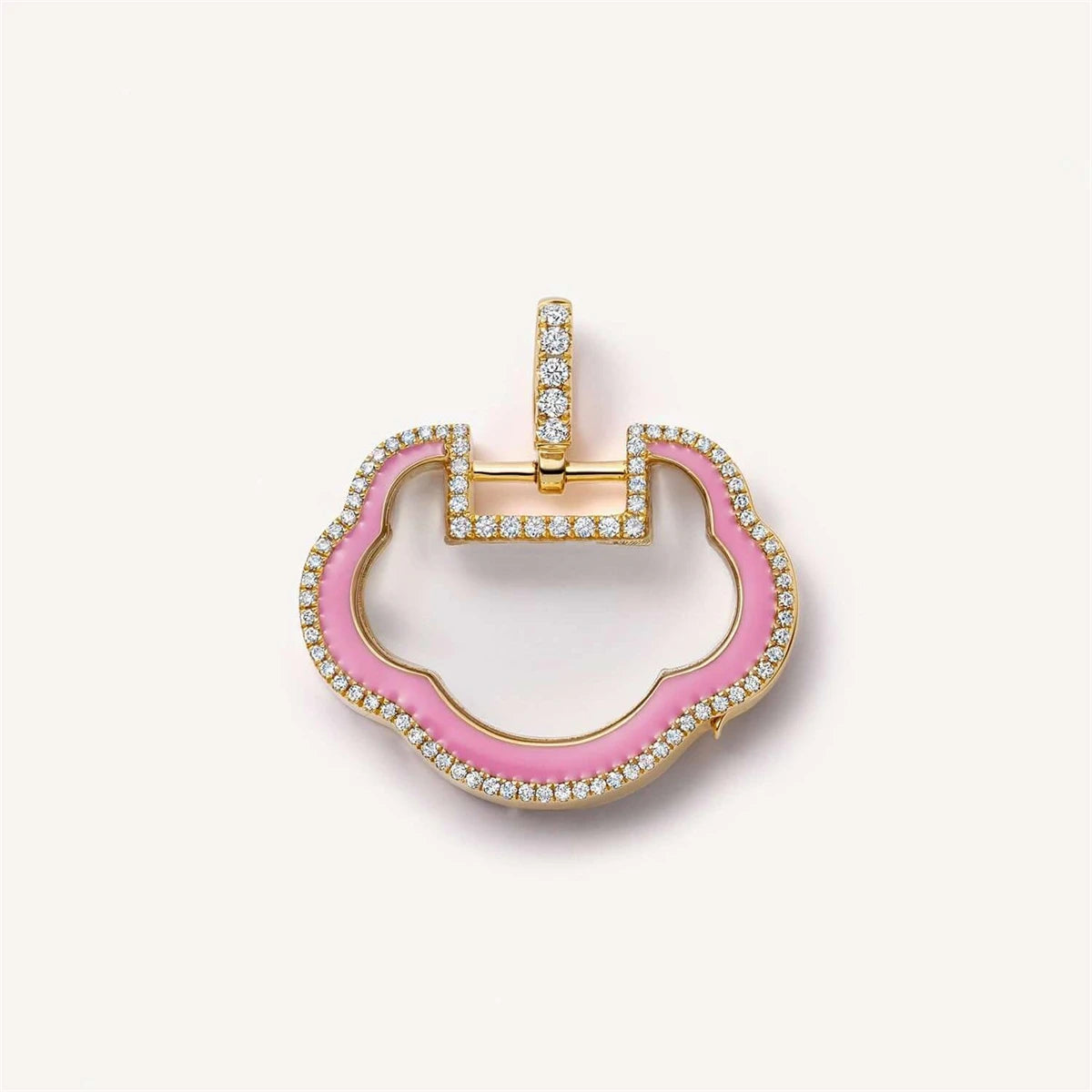 Ins Style Glass Box Pendant Necklace for Women | Heart & Zircon Flower Sun Diamond Collarbone Chain