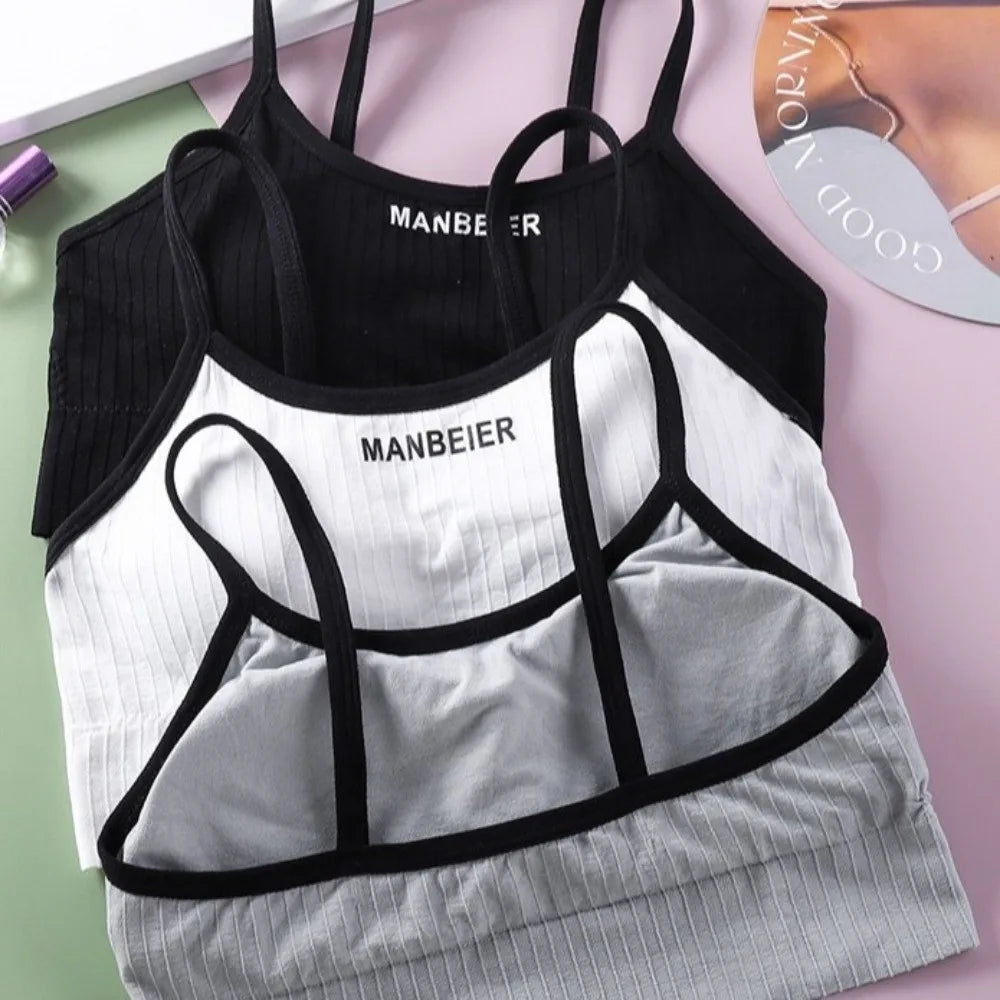 Comfortable Lingerie Wireless Bra Simple Elastic Brassiere for Women Underwear Seamless Bras Sport