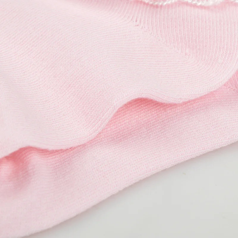 Pairs Cotton Lace Ruffle Princess Mesh Breathable Socks Children Ankle Short Sock White Pink Blue Baby Girls Kids Toddler
