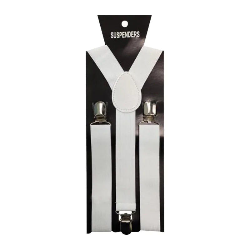 Children's Suspender Adjustable Straps Buckles Length Clothing with Three Elastic Clips Suspender Kids Wedding Accessories