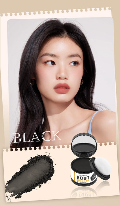 Lewedo Hair Line Powder 4g Black Root Cover Up Natural Instant Waterproof Hairline Shadow Powder Hair Concealer Coverage