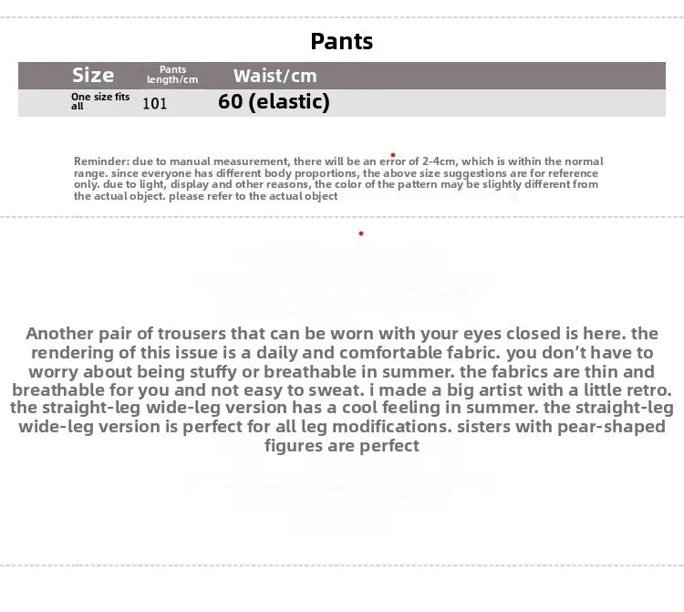 Thai Print Heart Wide Leg Pants Women Summer Thin Loose plus Size High Waist Slimming Long Trousers Casual Fashion plus Size