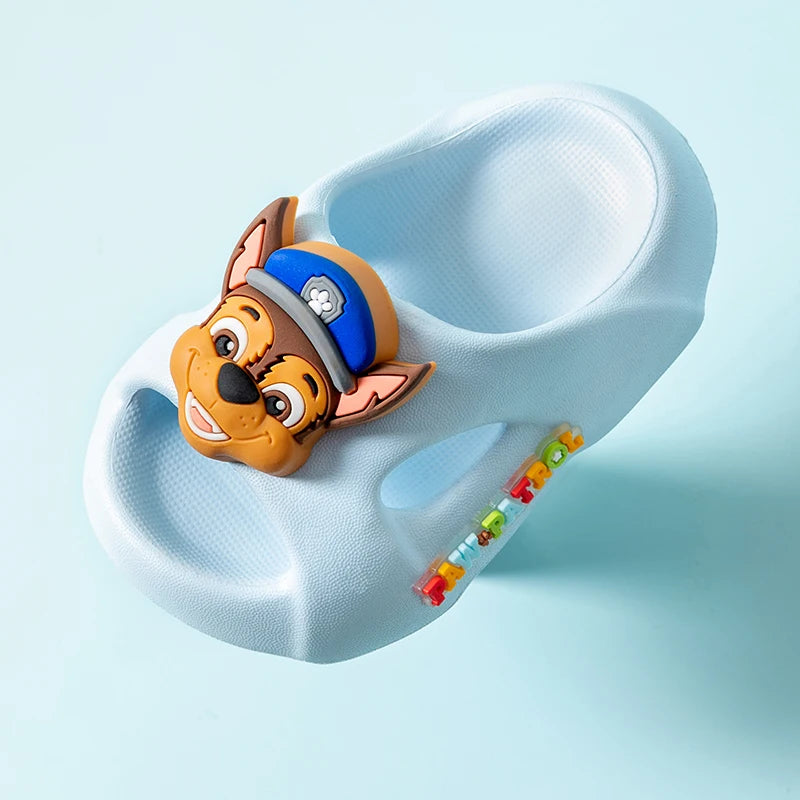 Children's Anime Slides | Boys & Girls Outdoor Non-Slip Soft Soled Sandals & Home Slippers – PAW Patrol