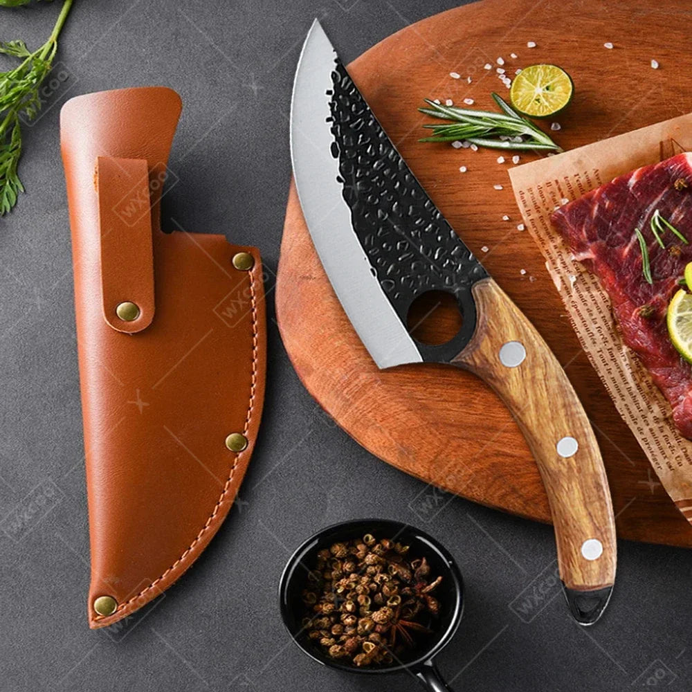 Stainless Steel Kitchen Multifunctional Labour-saving Chopping Knife Fruit Vegetable Cutting Knife Meat Cleaver Butcher Knife