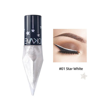 Eye Shadow Pearlescent Diamond Eye Shadow Liquid multicolor Sequins MakeUp Smooth Mini Fine Brush Eyeliner Shine And Head DIY