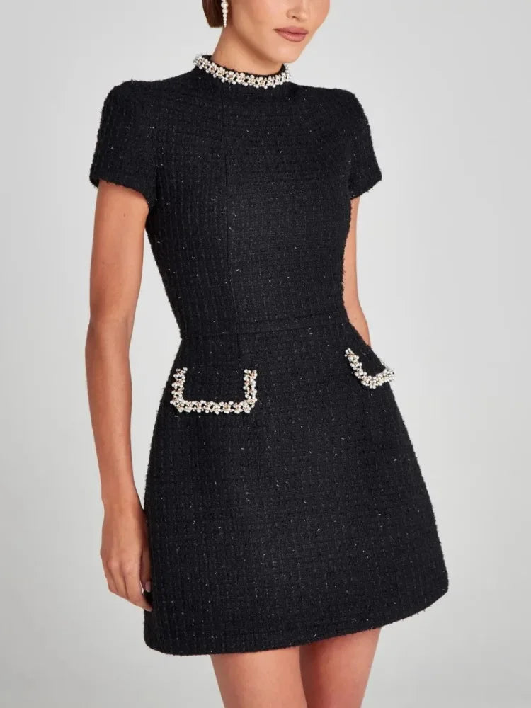 Elegant Female Patchwork Party Dress Sexy Women Evening Dress Autumn L Mom & Kids Elegant Female Patchwork Party Dress Sexy Women Evening Dress Autumn L Mom & Kids