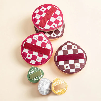 3pcs Mini Finger Puff Cosmetic Cushion Puff Concealer Foundation Detail Makeup Sponge Puff Set Professional Beauty Tools