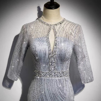 2025 New Elegant Evening Wedding Party Formal Dress Festa Mermaid Ball Gown For Hosts At Banquets And Annual Meetings Gala Gowns