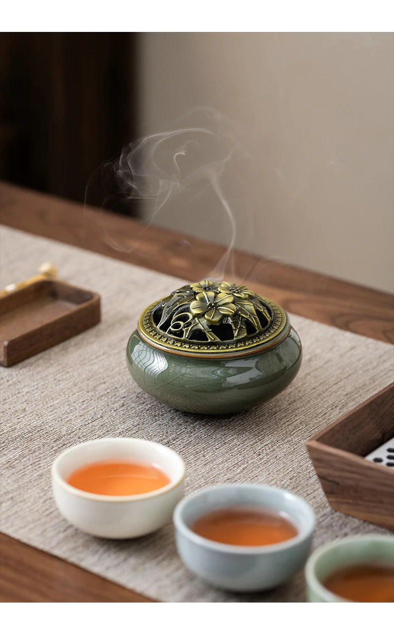 China-Chic Cultural and Creative Tea Set Gift Set Customized logo for business gift giving activities
