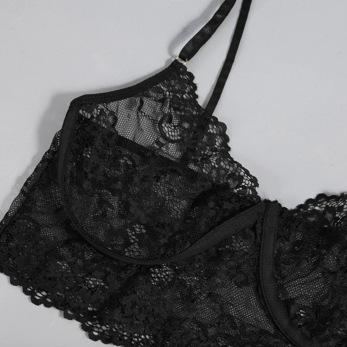 Porn Women Sexy Lingerie Sets Lace Halter Bra Bodysuit Garter Underwear Intimate Erotic Babydolls Sex Costumes Set