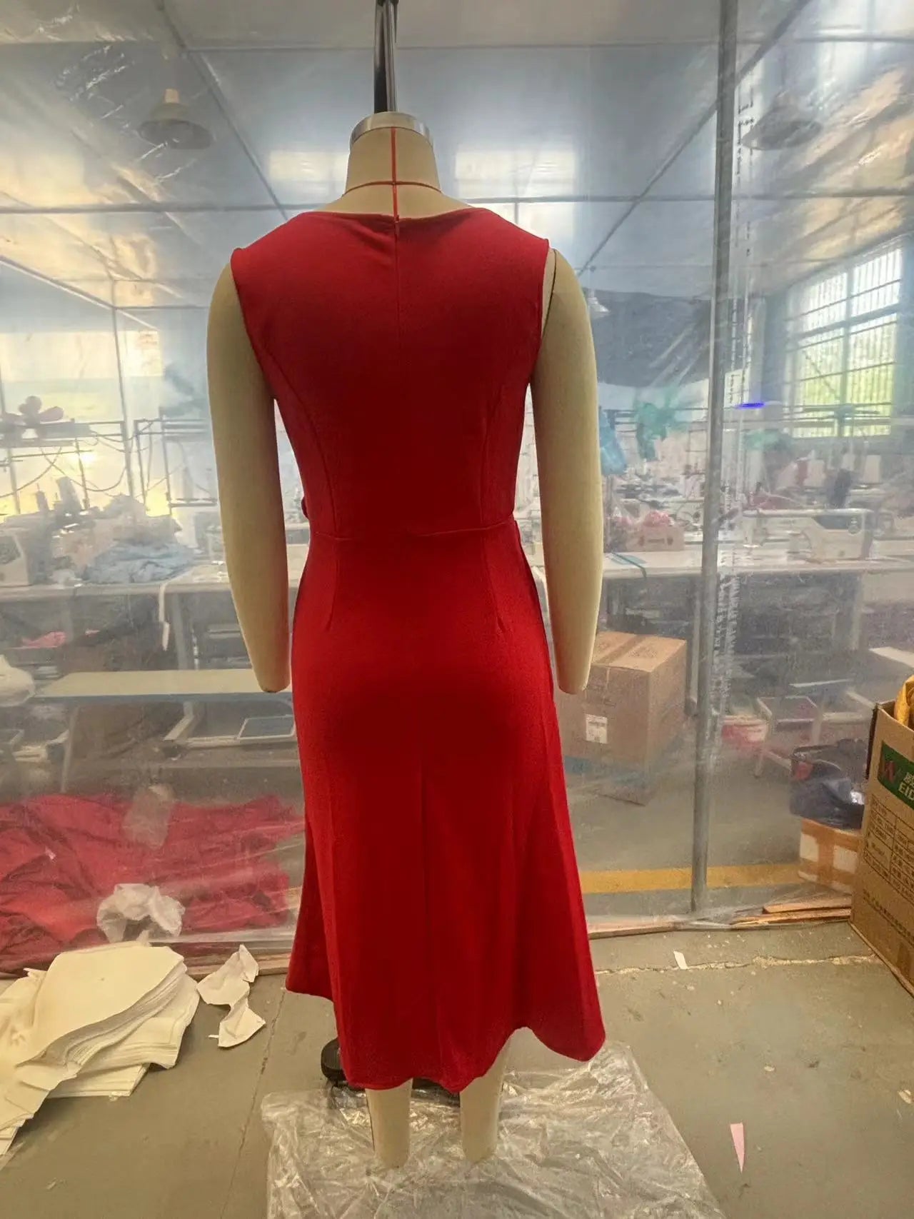 Elegant Women's Evening Dress Autumn Winter Temperament Fashionable Clothing Sleeveless High Waist Personalized Long Dresses