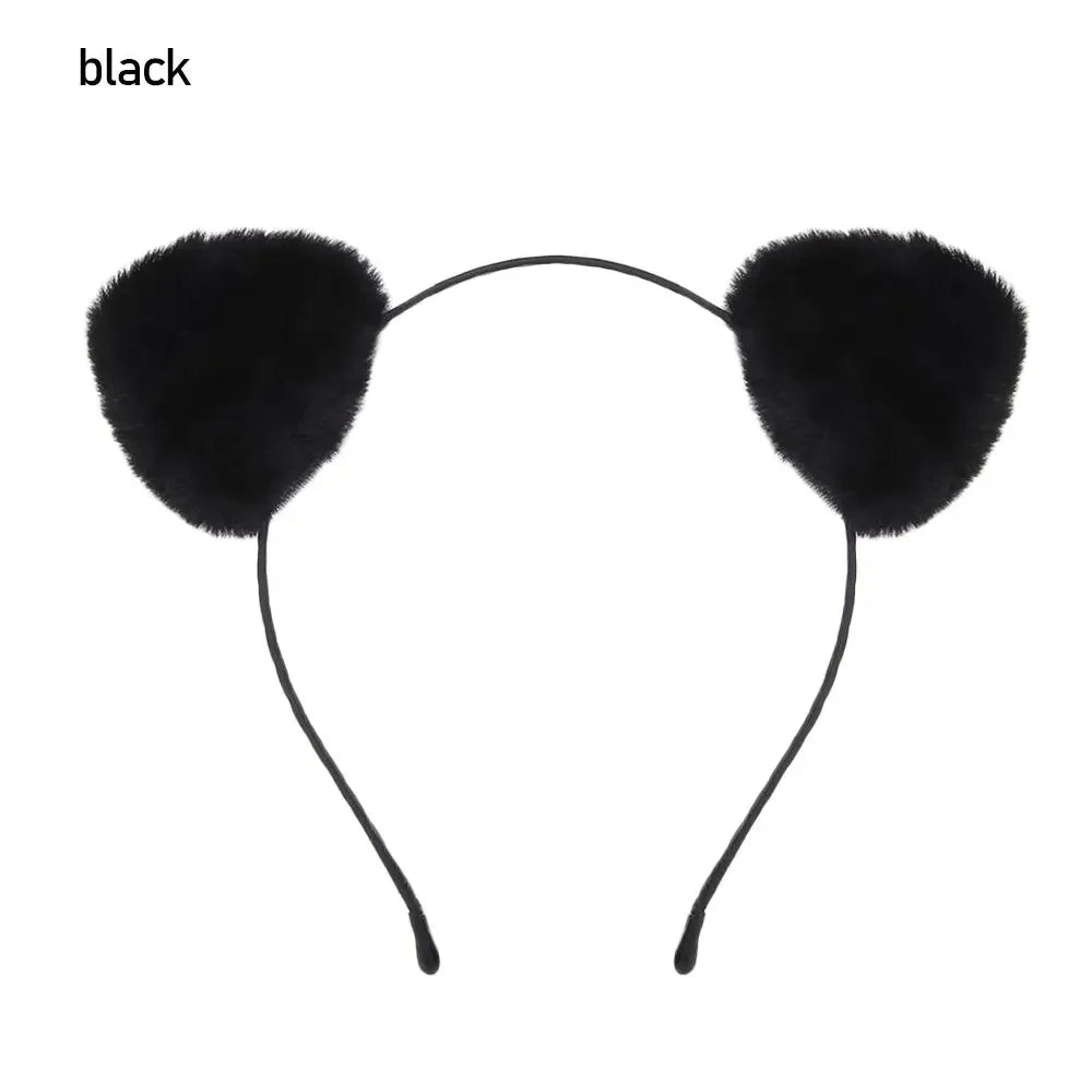 Cute Lace Cat Ears Headband Fancy Dress Hairband Women Girls Cosplay Headwear Masquerade Anime Costume Party
