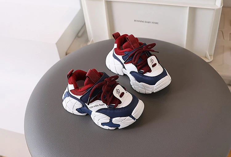 New Boy Fashion Sneaker Spring Mesh Breathable Platform Running Shoes Tennis Shoe High Quality Non Slip Sport Shoes Girls I01125