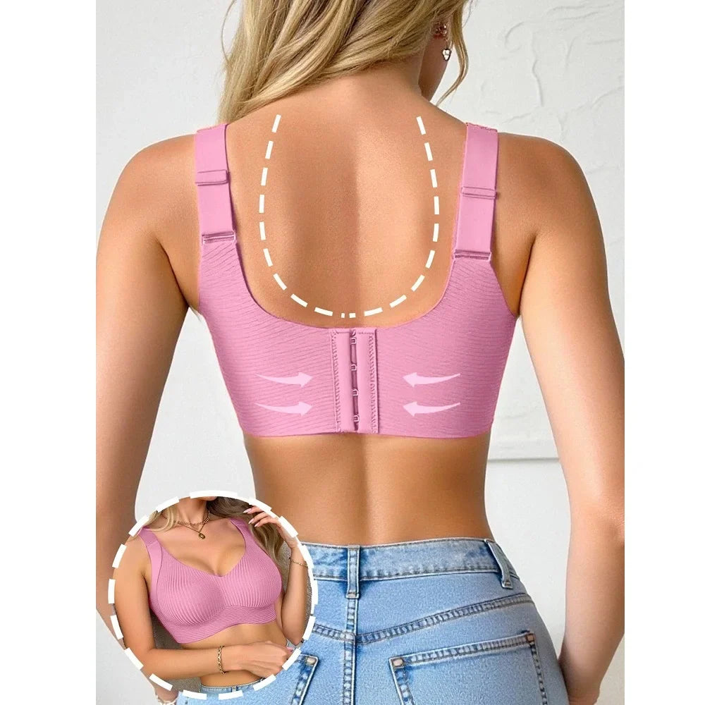 Bras for Women Full Cup Seamless Push up Female Underwear Adjustable Stretch Shoulder Straps Skin Friendly Bralette