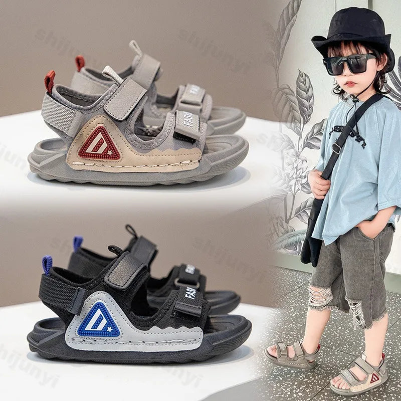 Summer New Fashion Trend Outdoor Beach Soft Sole Breathable Kids' Shoes Comfortable Cool Sneakers