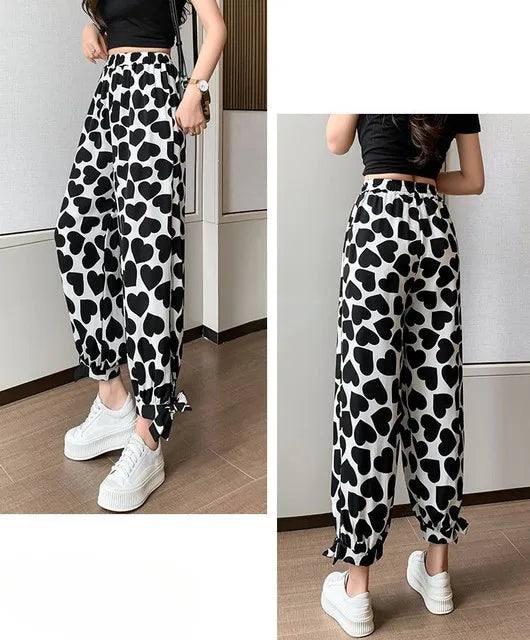 Women's Pants High Waist Outfits Quality New In Aesthetic Autumn Y2k Streetwear Harajuku All Medium Slacks Harem Female Trousers