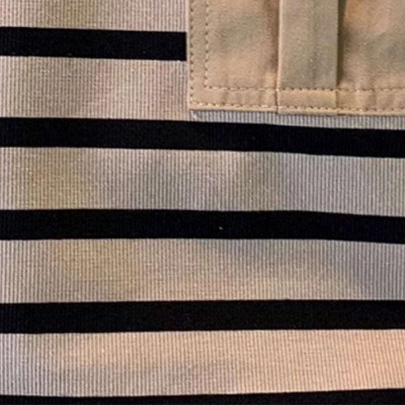 Boys' summer outfit set Summer short sleeved shorts New children's striped baby two-piece set