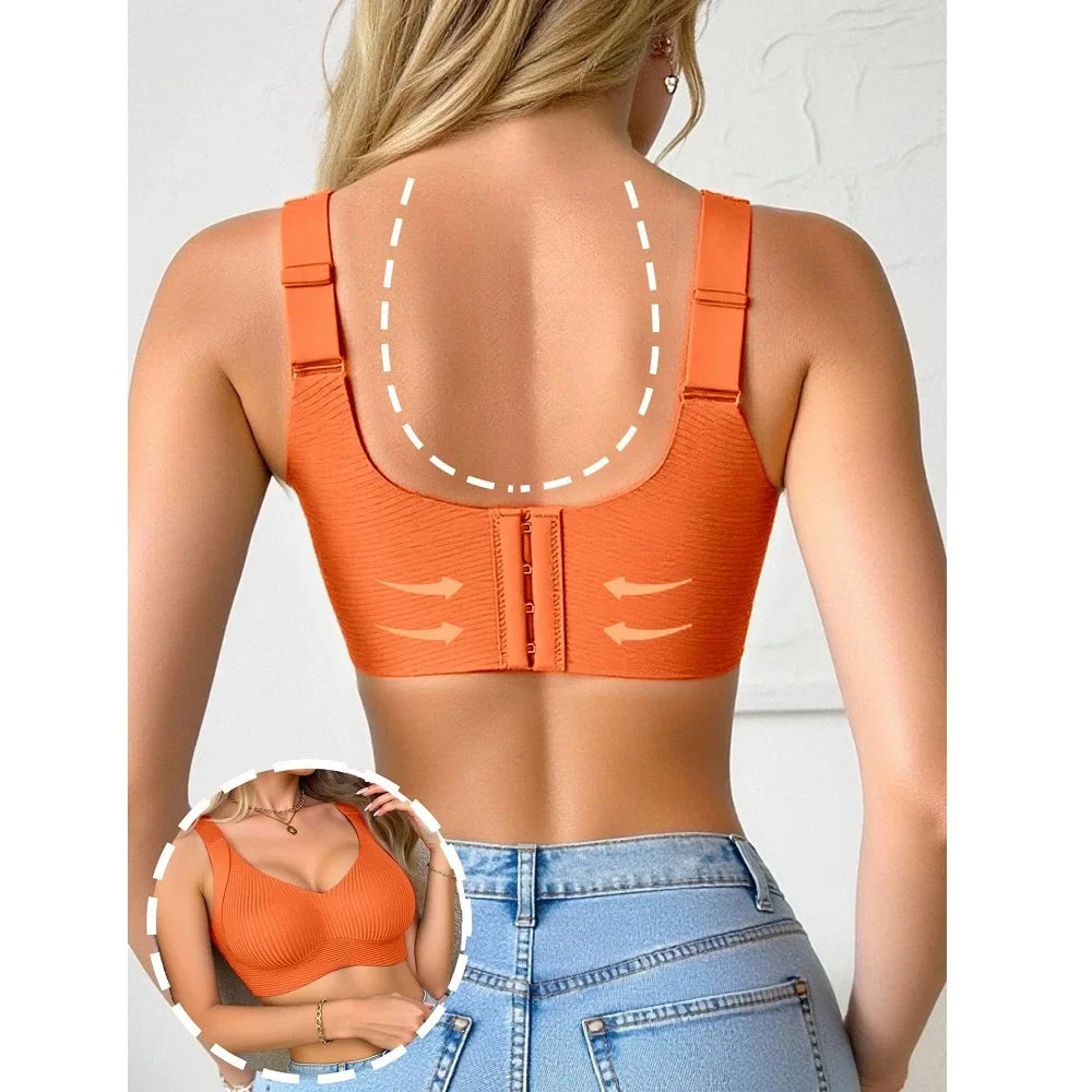 Bras for Women Full Cup Seamless Push up Female Underwear Adjustable Stretch Shoulder Straps Skin Friendly Bralette