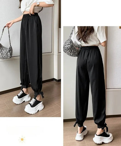 Women's Pants High Waist Outfits Quality New In Aesthetic Autumn Y2k Streetwear Harajuku All Medium Slacks Harem Female Trousers