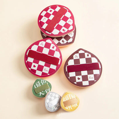 3pcs Mini Finger Puff Cosmetic Cushion Puff Concealer Foundation Detail Makeup Sponge Puff Set Professional Beauty Tools