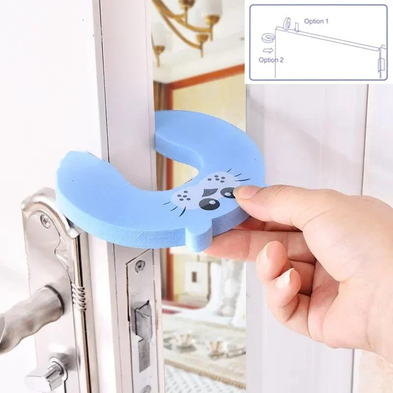 Baby Safety Door Stopper for Newborn Furniture Protection Anti-pinch Hand Cute Animal Care Child Lock Finger Protector
