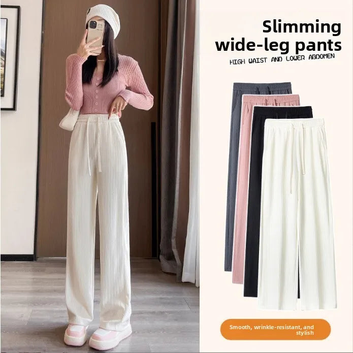 Women's Pencil Pants Jogger Sweatpants Thin Material Seven/Nine Points Length Boting Trousers for Spring Season