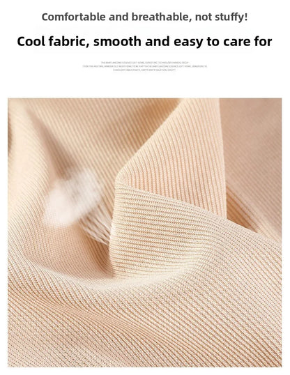 Ice Silk Wide Leg Pants Women's Summer 2024 New High Waist Drape Loose Slimming Straight Bla Floor-Length Casual Trousers