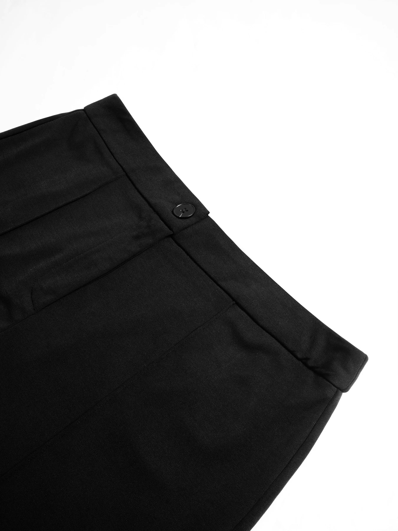 Women's Plain High Waist Straight Leg Pants, Chic Casual Comfy Zipper Button Trousers for Daily Wear, Pants for Women