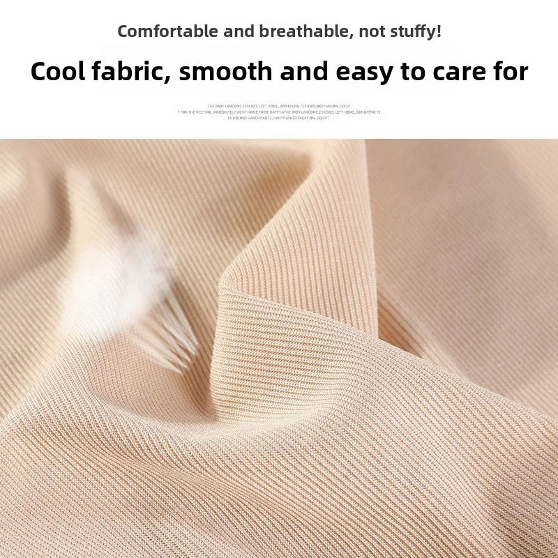 Ice Silk Wide Leg Pants Women's Summer  New High Waist Drape Loose Slimming Straight Bla Floor-Length Casual Trousers