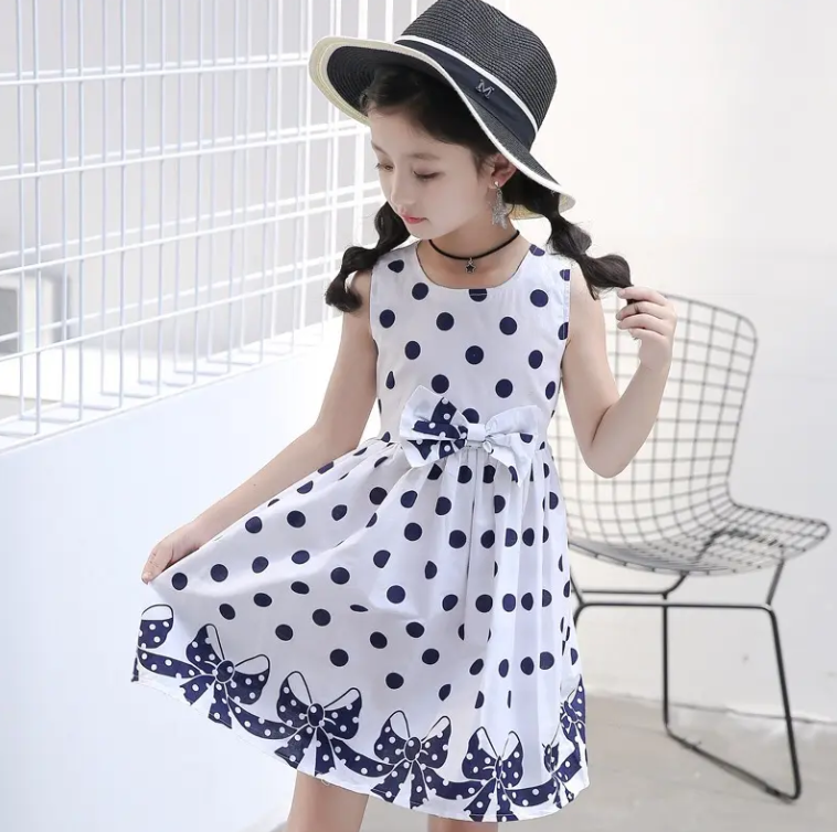 angugu Children's Fashion High Quality korean dress for kids girl casual clothes