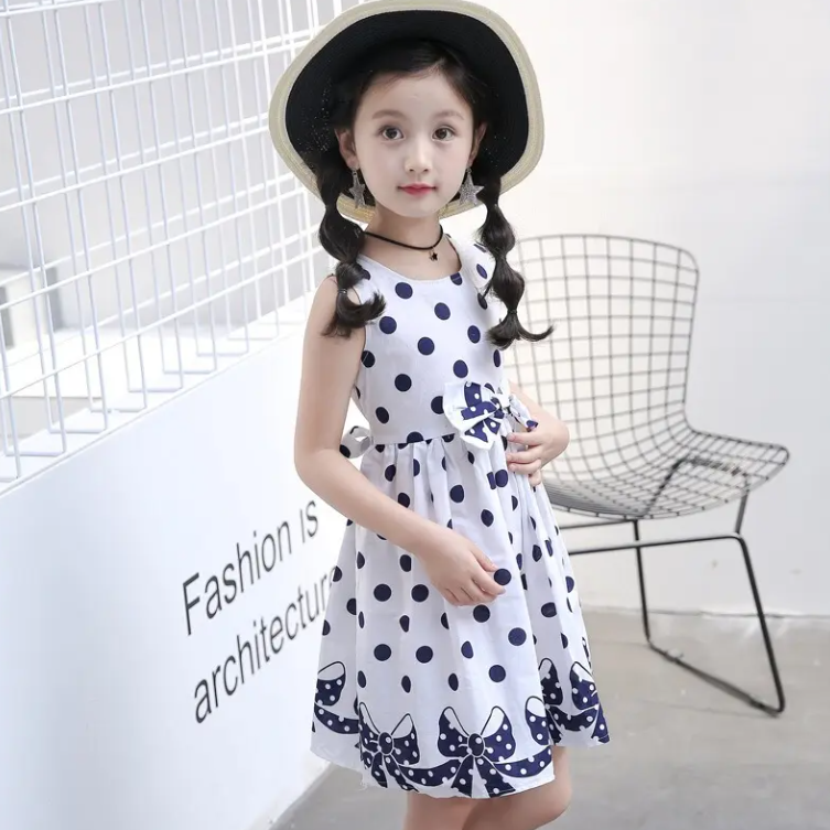 angugu Children's Fashion High Quality korean dress for kids girl casual clothes