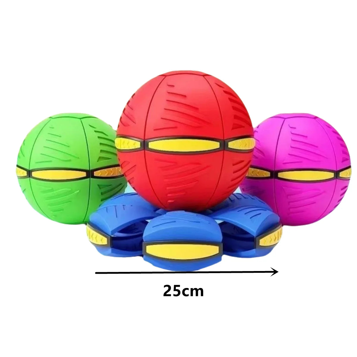 Blue Flying Saucer Ball Outdoor Parent Children Toy Foot Magic Deformation Foot Pressure Decompression Vent Ball
