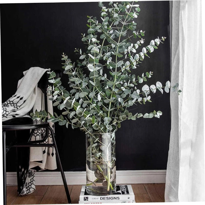 Transparent Acrylic Cylinder Vase,Living Room Flower Arrangement,Straight Tube Vase,Home Hydroponic Plant Container,For Flower