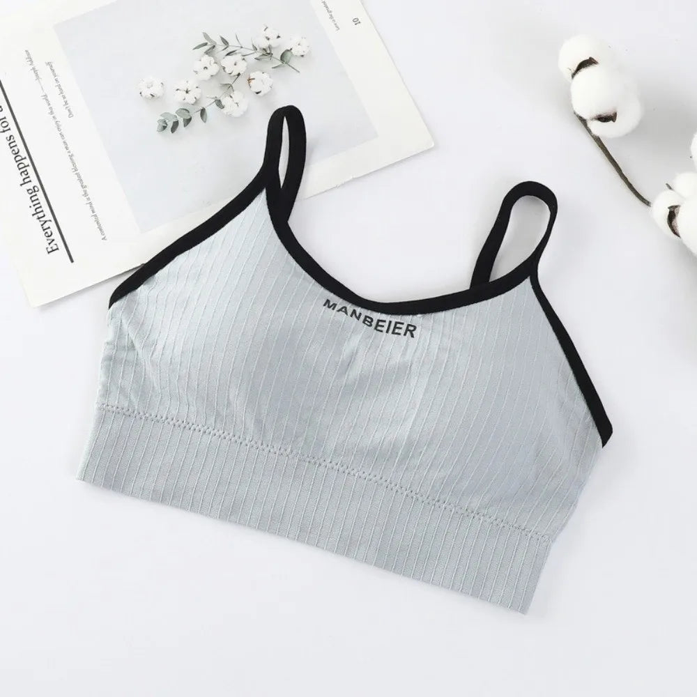 Comfortable Lingerie Wireless Bra Simple Elastic Brassiere for Women Underwear Seamless Bras Sport