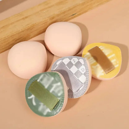 3pcs Mini Finger Puff Cosmetic Cushion Puff Concealer Foundation Detail Makeup Sponge Puff Set Professional Beauty Tools
