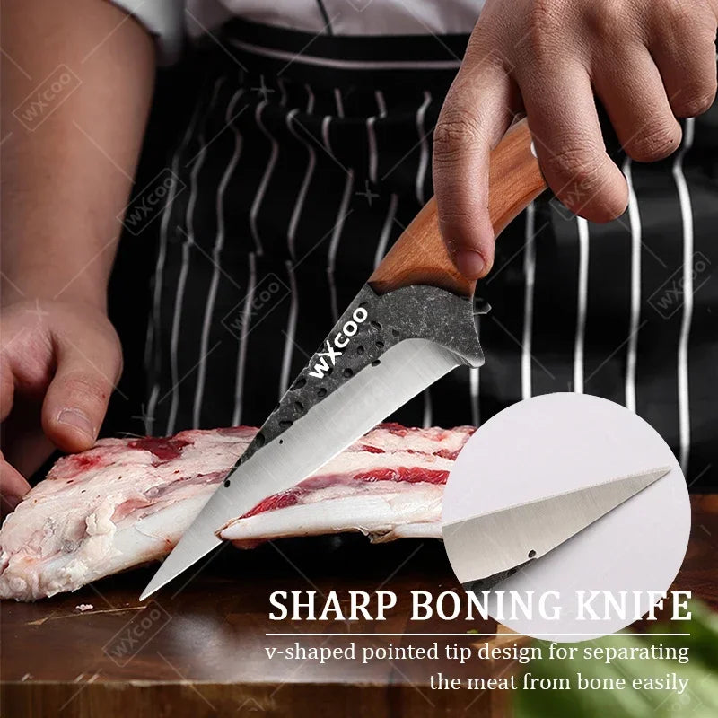 Stainless Steel Kitchen Multifunctional Labour-saving Chopping Knife Fruit Vegetable Cutting Knife Meat Cleaver Butcher Knife