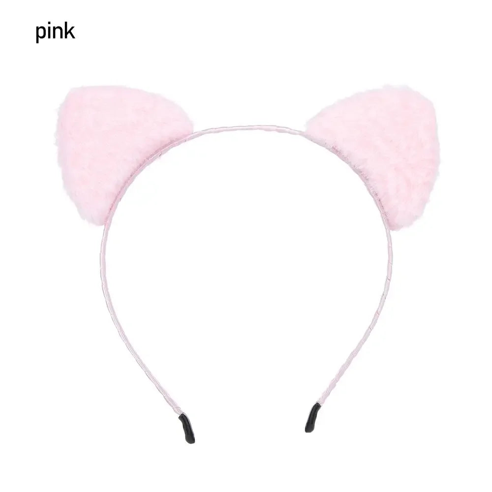 Cute Lace Cat Ears Headband Fancy Dress Hairband Women Girls Cosplay Headwear Masquerade Anime Costume Party