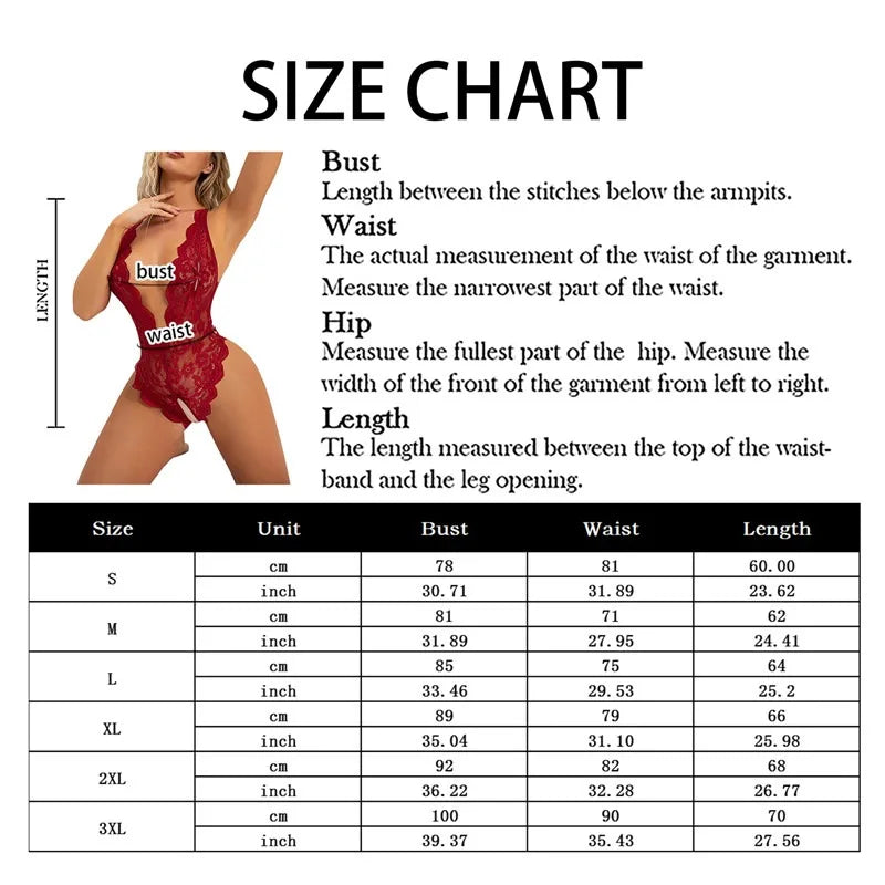 2022 New Hot Erotic One-pieces Lingerie Sexy Bodysuit Babydoll Porno Mesh Crotchless Sling Pajamas Teddies Underwear Set