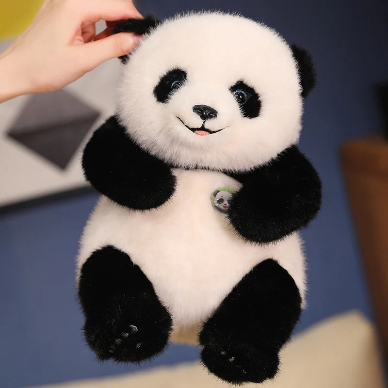 Adorable Base Simulation Lifelike Giant Panda FuBao Plush Toys Kawaii Stuffed Animals Soft Bears Baby Appease Doll Gifts