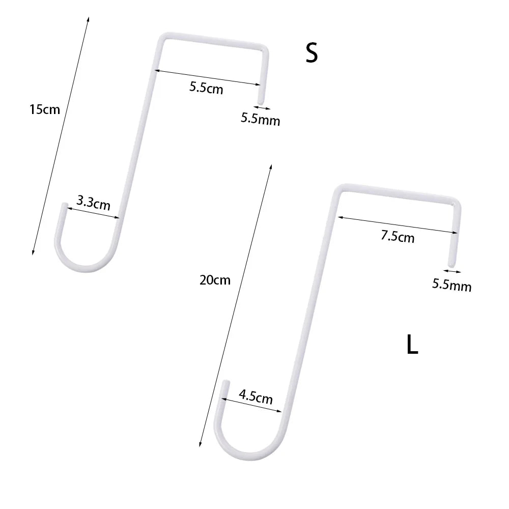 Gardening Accessories Iron Fence Hooks Reusable Durable Fence Flower Groove Hooks Creative Railing Hooks Outdoor