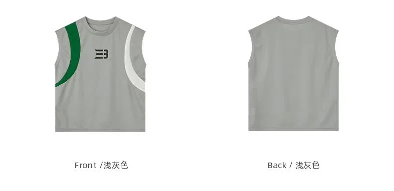 Boys Basketball Suit Summer Sportswear Comfortable Suit Vest Lightweight Shorts Children's Korean Version Handsome Two-piece Set